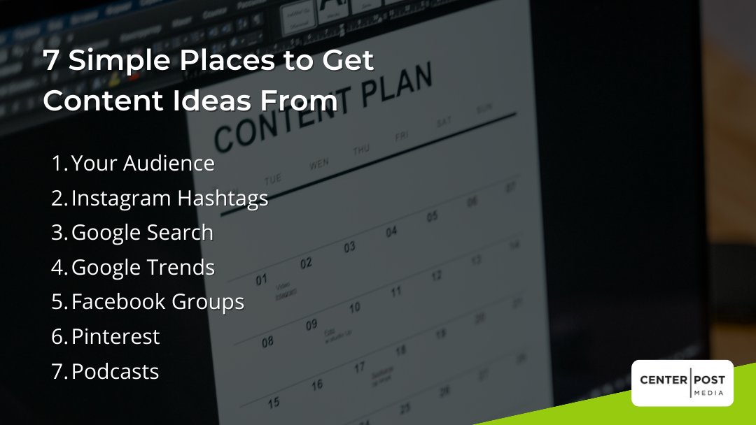 CenterpostMedia's tweet photo. Are you worried every week about how to get the best content ideas for your page?

Check out these 7 simple ways to make it easier!

#contentmarketing #content #contentcreator #ContentCreation #contentstrategy #contentment #contentwriting #ContentManagement https://t.co/kEkJpe7mSu