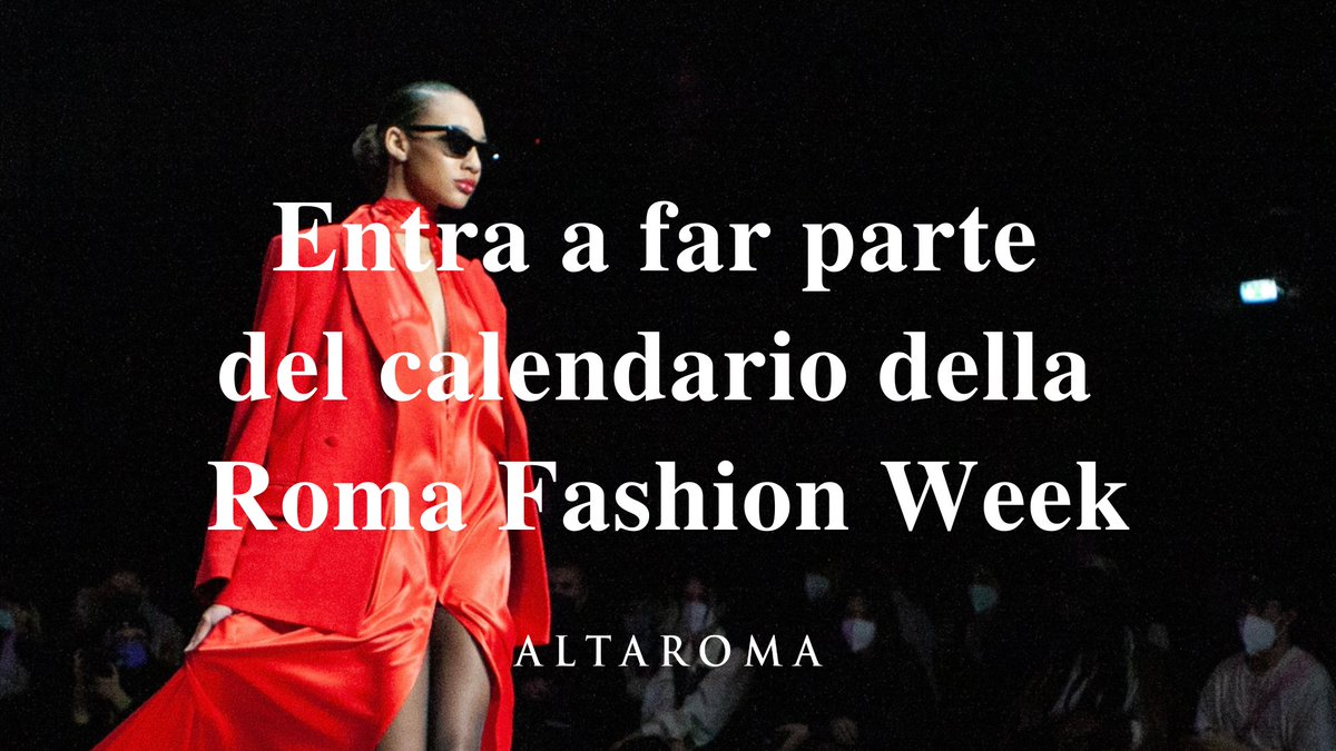 👉🏻 Roma Fashion Week torna dal 31 Gennaio al 2 Febbraio: consulta il regolamento e scopri come inserire il tuo evento nel calendario della manifestazione!
altaroma.it/wp-content/upl…
#RomaFashionWeek #RFW23