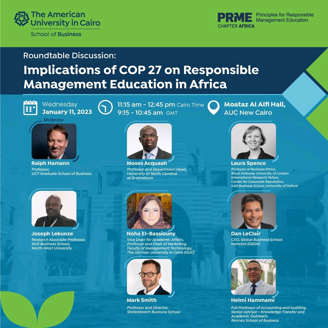 helmiacademic's tweet photo. Thanks PRME Africa for the invite to share our vision on responsible management education @RennesSB. Our roles are changing with the evolving challenges! 
 @auc @AABSchools
#unframed_thinking https://t.co/0VBKQNgUxT