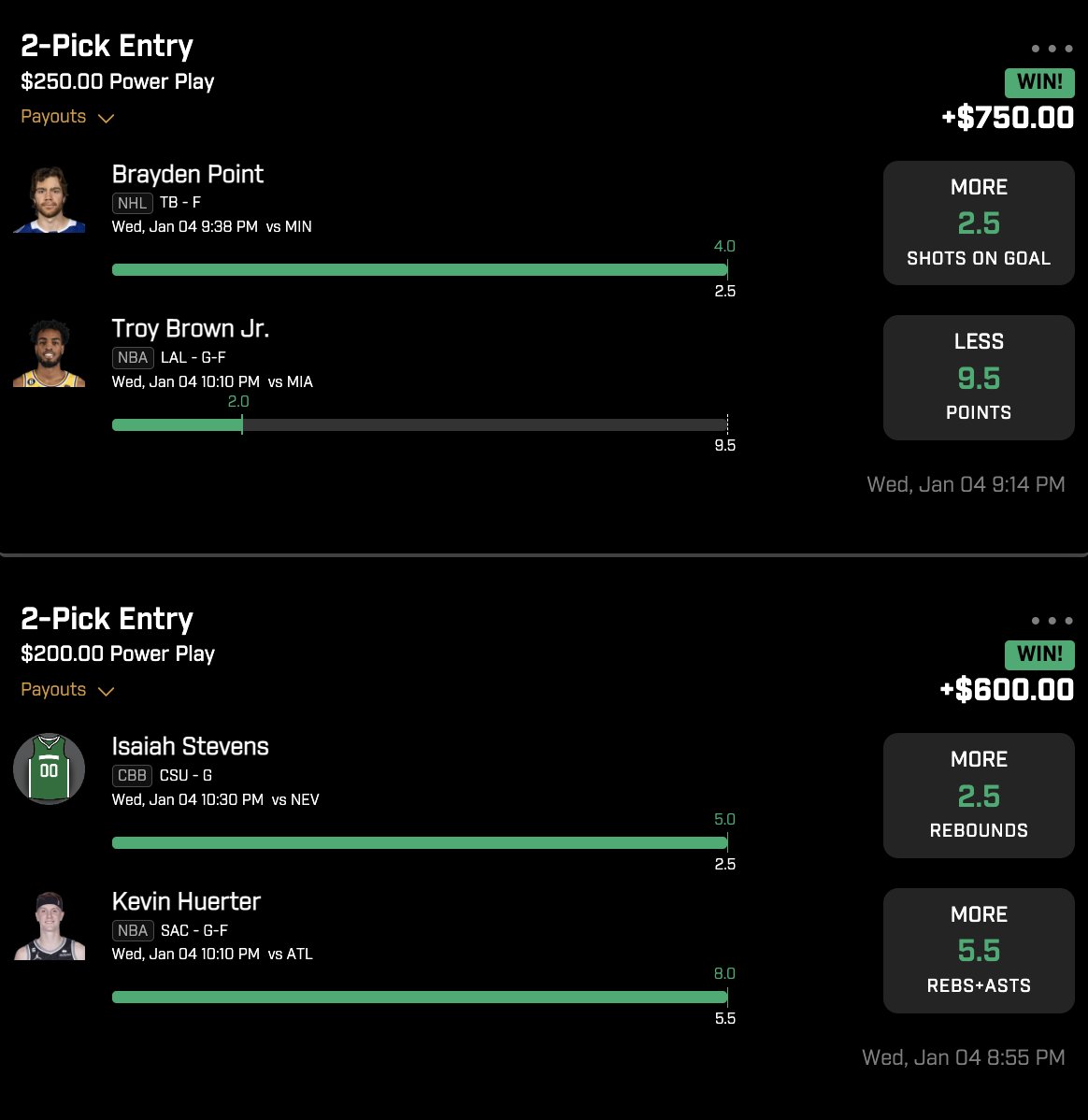 GamblersDc's tweet image. Had an amazing night🤞🗡(+8.75 Units)
#basketballprops #bballprops #propsmarket #propsgambling #nba #nbaplayoffs #nbapicks #nbapredictions #sportsbetting #sportsgambling #bookiebusting #sportsbook #bets #bettingtips #handicapping #prizpicks #winning #moneyline #spread #overunder
