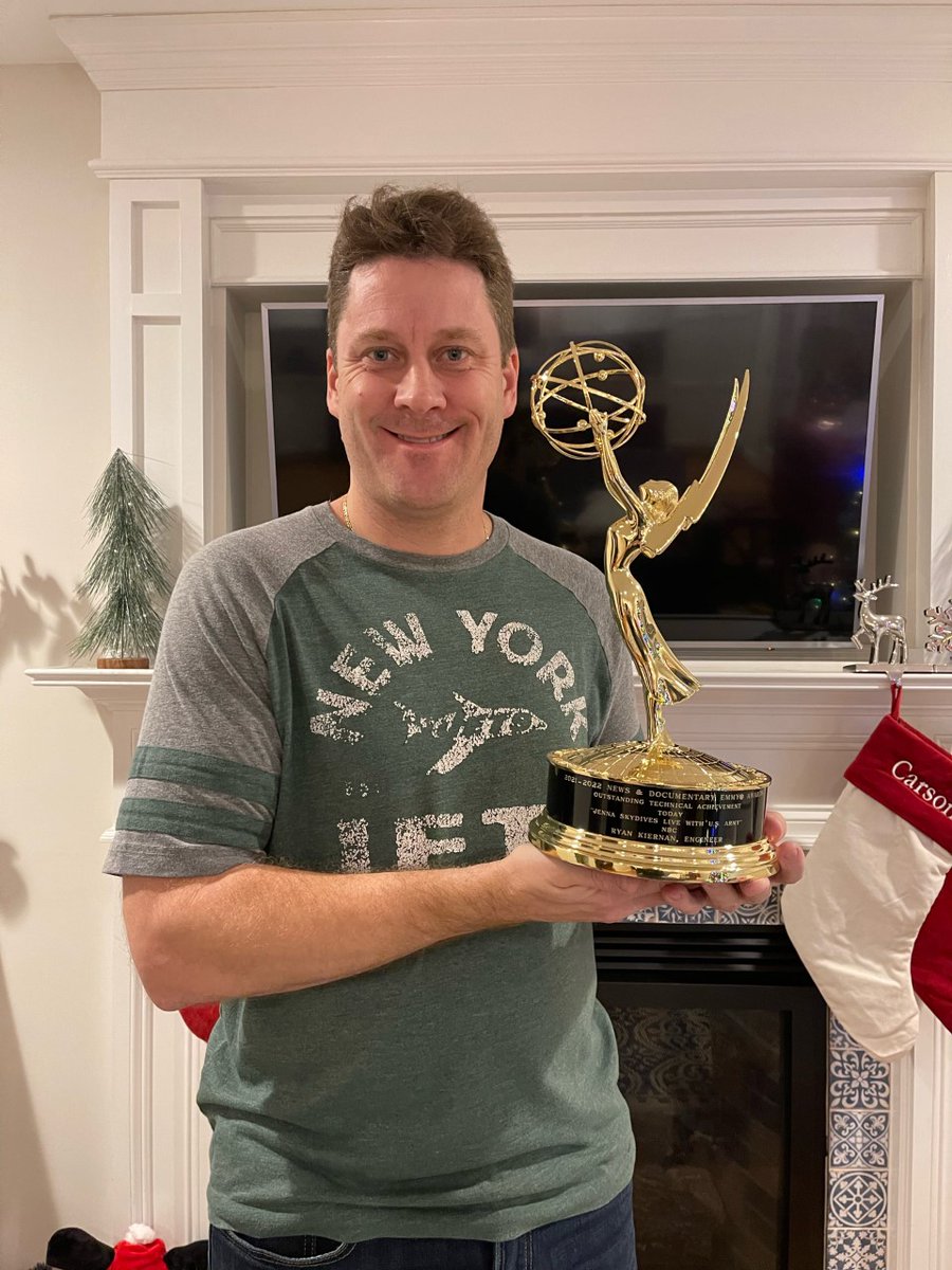 We want to congratulate alumnus Ryan Kiernan '03 for winning the 2021-2022 News &amp; Documentary Emmy Award for Outstanding Technical Achievement for an episode of the “Today” show. 

Read the full story here: mcla.edu/mcla-in-the-co…