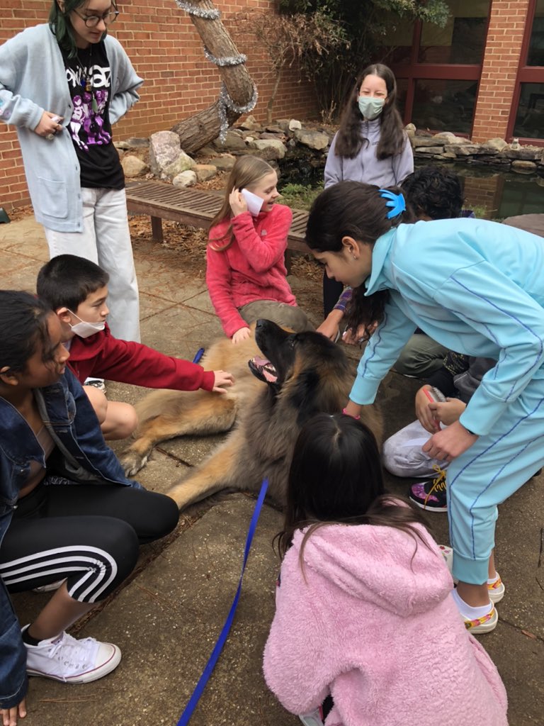 Koda visited today bringing smiles to everyone.