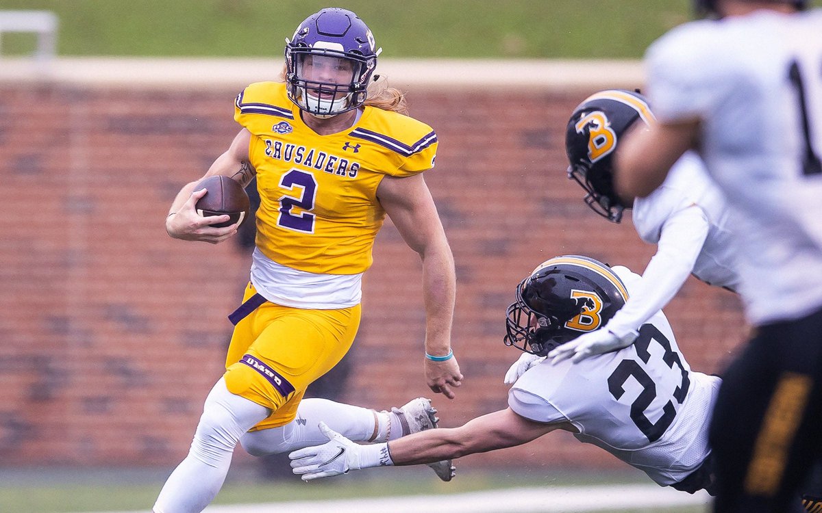 isaacjones04's tweet photo. After a great conversation with @Manmakerallday I’m very excited to announce that I have received my 4th offer to play at the next level with @CruFootball !🟣🟡 https://t.co/oFt753GJCb