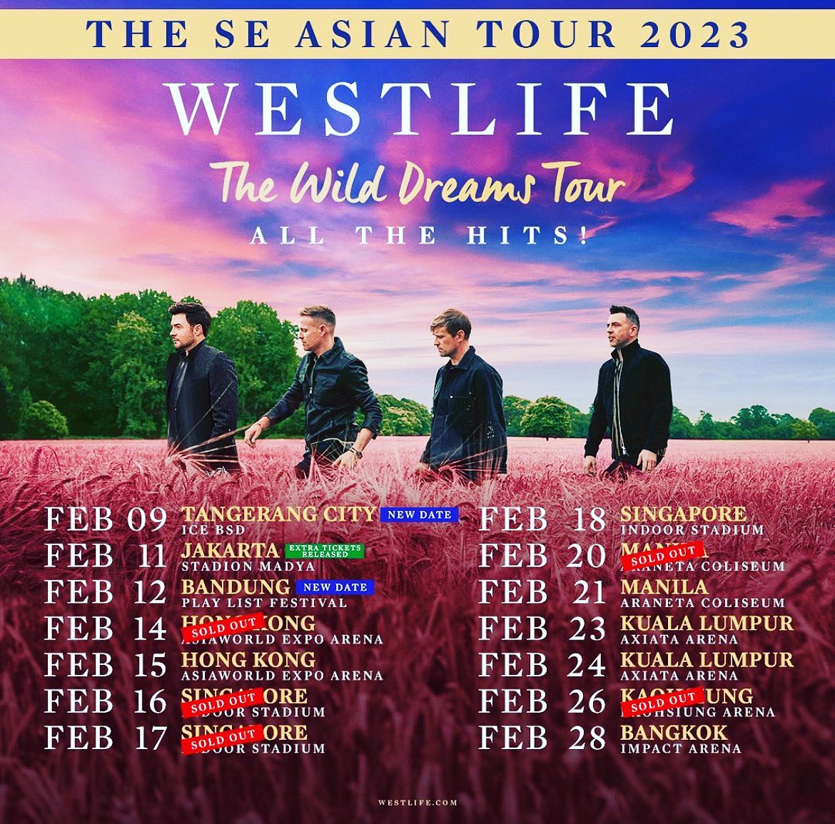 NickyByrne's tweet photo. January off to recharge our batteries before we head to South East Asia!
Who is coming along and ready to rock!! https://t.co/OLLdyHftwi