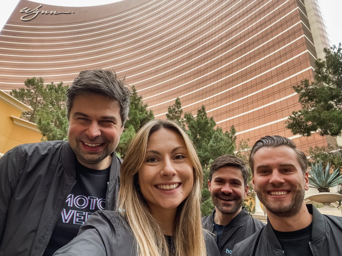 holoride's tweet photo. Team holoride is here for the Wynn 😉 Something brilliant is on its way @htcvive 

#vivexrelite #ces2023 https://t.co/4hPQeunSIP