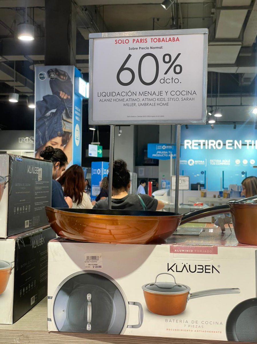 DescuentosRata's tweet photo. #Presencial Varias ratitas nos han escrito que el 31 de enero cerrarán el Paris del Mall Plaza Tobalaba y una ratita amiga (¡gracias!) lo confirmó en terreno:

Hay poleras 3x1, pantalones 2x1, cositas de casa con 60% descuento y más, para que vaya a mirar 👀 https://t.co/9WZvtddK9t