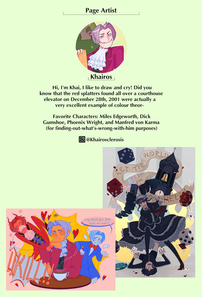 CONTRIBUTOR SPOTLIGHT 

@/Khairosclerosis on Instagram

We're very happy to have Khairo as a page artist for the zine!