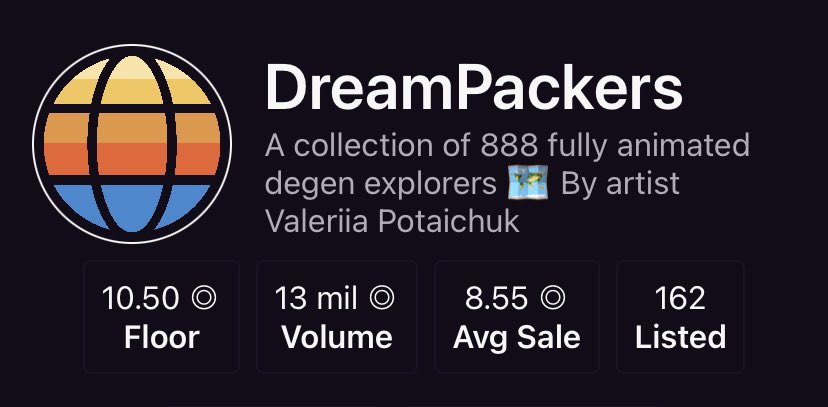 MenaceDAO's tweet photo. Después de un tiempo en silencio… 
Ayer dimos call de DreamPackers, su mint fueron 1.7 SOL y pudimos comprar en secundario fácilmente a <4 SOL

Su floor ha llegado a tocar los 16 SOL y ahora mismo se mantiene en +10… 📈💰 https://t.co/76zYS7MmT8