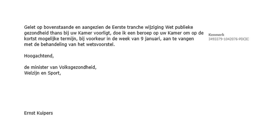 WybrenvanHaga's tweet photo. Minister Kuipers wil dat de Eerste Kamer versneld beslist over zijn 'pandemiewet', vanwege de corona-uitbraak in China. Opnieuw wordt misplaatste paniek gebruikt om zinloze maatregelen door te drukken. #BVNL stemde tegen de wijziging van de #Wpg. Nooit coronamaatregelen in de wet https://t.co/riFbRarTO4