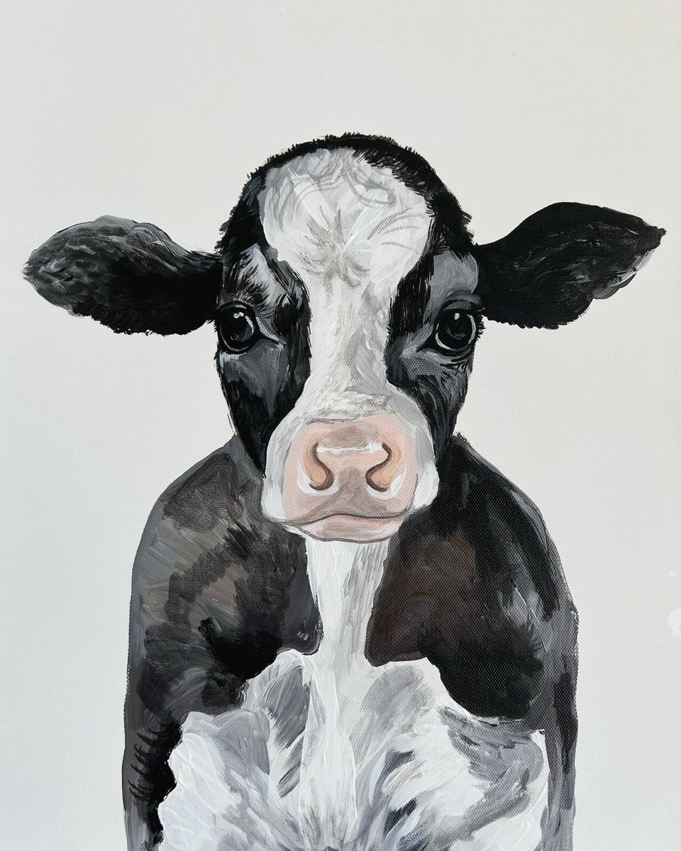 SamMarieSavage's tweet photo. Painting for my sweet little cousin🐄 https://t.co/zDuNxFpqjz