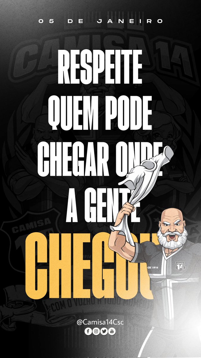 Camisa14Csc's tweet photo. 5 anos não são 5 dias! 👊🏼 https://t.co/D0y9NcLtqi
