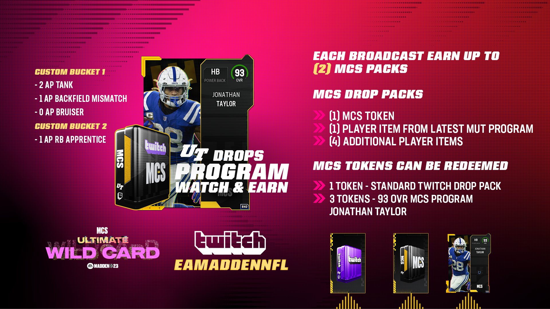 Madden Championship Series on X: Tune in to the Ultimate #MaddenBowl  Monday at 7 PM to earn big time Twitch drop rewards! 💥🏈🎮 Twitch:   Account linking:    / X