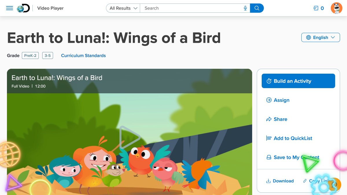 DiscoveryEd's tweet image. 🐦 For #NationalBirdDay, join Luna, Jupiter, and Clyde on an adventure to discover how birds fly – bit.ly/3WCdMts

#TeacherResource #ClassroomResource #EducationalDay