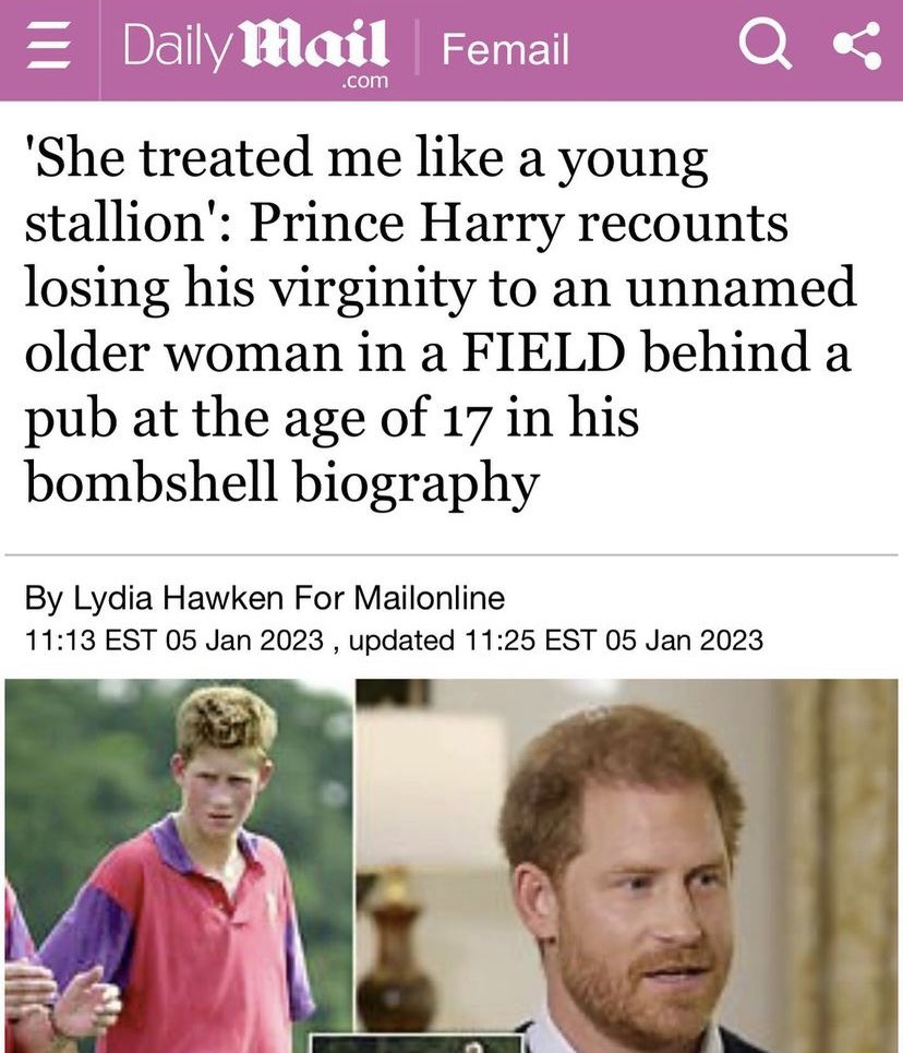 nancytsidley's tweet photo. Why does Harry think we want to know this information?!?! He really is turning into a Kardashian.  #SpareUs #PrinceWilliamIsAKing #RoyalKnockOut #haroldsnecklace #ShutUpHarry #PrinceWilliam #Harrysnecklace https://t.co/iHQYCEHux9
