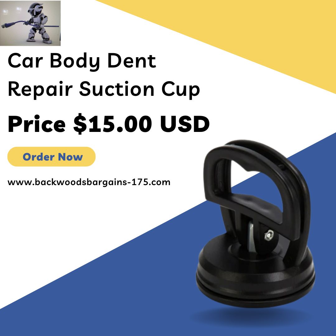 Car Body Dent Repair Suction Cup...
Visit: backwoodsbargains-175.com/products/car-b…
#spycamera #wirelesstransmitter #wirelessmouse #wirelessrechargeablemouse #bluetoothearbuds #sunglasses #ThinkUnitedInc #ThinkUnitedServisces