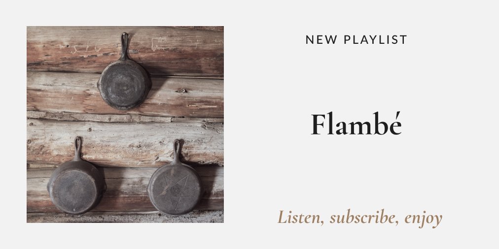 Elevate your cooking with this selection of contemporary fusion jazz, afro-beat, indie electronic, and French pop.

Listen here: bit.ly/3VWBcco

Ft. <a href="/porticoquartet/">Portico Quartet</a> <a href="/LeifurJames/">Leifur James</a> <a href="/AlfaMist/">Alfa</a> <a href="/kokorokomusic/">Kokoroko</a> <a href="/Khruangbin/">Khruangbin</a> <a href="/MammalHands/">Mammal Hands</a> <a href="/EzraCollective/">Ezra Collective</a> 

#playlist #MusicMagazine