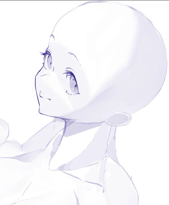 最近はまずロボの頭みたいに輪郭とるとめちゃ気持ちよく描けるな!って 