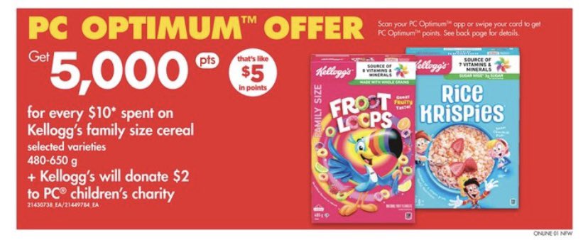 If you are in #selkirkmb and can add a box or two of family sized Rice Krispie from <a href="/nofrillsCA/">No Frills</a> - please drop off on my porch and we will donate to our girls breakfast program at <a href="/RSS_LSSD/">Robert Smith School</a>  if you are not in selkirk, consider purchasing to donate to your local school