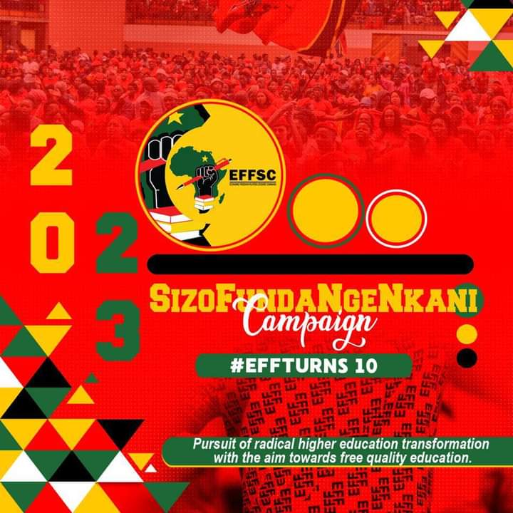 EFFSCWSUMTHATHA's tweet photo. #SizofundaNgenkani2023📍

“Pursuit of radical higher education transformation with the aim towards free quality education

#NewProfilePicture https://t.co/kgk39laWUZ