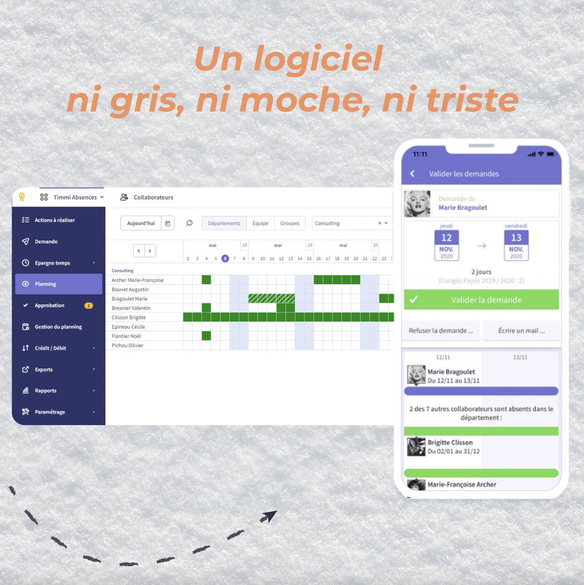 _Idemaps's tweet photo. Vous passez plus de temps à gérer les congés de vos salariés que les vôtres ? 😓
C’EST TERMINÉ ! 🫢 On en discute ? https://t.co/x77oobwJYl ☕
#groupeidemaps #idemaps #transformationdigitale #solutionsrh #rh#ressourceshumaines #sirh https://t.co/buxeQCDaWT