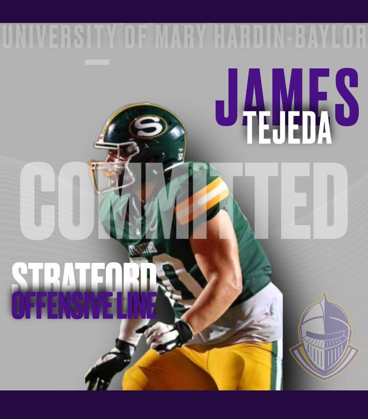 I am excited to announce my commitment to play football and further my education at The University of Mary Hardin-Baylor! I would like to say thank you to my teammates, friends, coaches, family, and most of all God for blessing me with this awesome opportunity!! #4mom