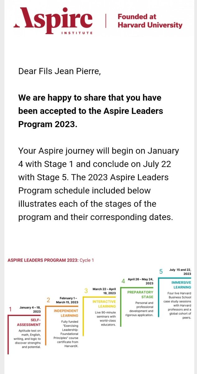 @aspire_leaders For me, it was incredible, and I couldn't be able to feel it 's me; being selected by the @aspire_leaders , via its #AspireLeadersProgram . I gained a new motivation, and I'm starting  #2023NewYear with courage& effort. Thank you @HavardUnivers . You're #Number_1