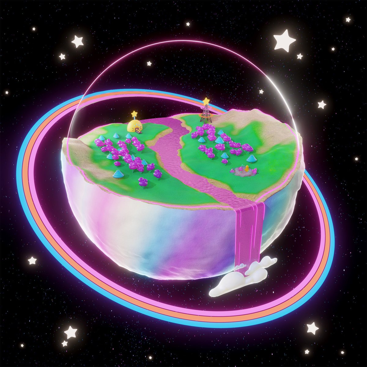 COSMIC CATS ARE STARTING TO PUMP!! We want to giveaway this “Cosmic Cat Starter pack” to celebrate!

How to enter: ❤️ + RT + Tag 3 Frens

Starter pack comes with: 2 CLEAN Cosmic Cats, 300 Stardust &amp; 1 Cosmicverse 3D planet! (Not planet shown in image)

#NFTGiveaway