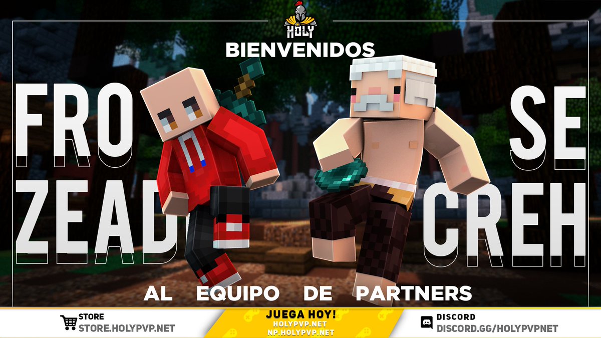 holypvpnet's tweet image. Tercer día, tercer anuncio de Partners en Holy...

 Bienvenidos @Frozeado &amp;amp; @ImSecreh de vuelta a casa ❤️

Ellos también, van a estar jugando y grabando en Holy constantemente... 🥳

Seguinos, Like &amp;amp; RT para participar de x2 Xtreme+ y x2 30.000 Coins 🪙