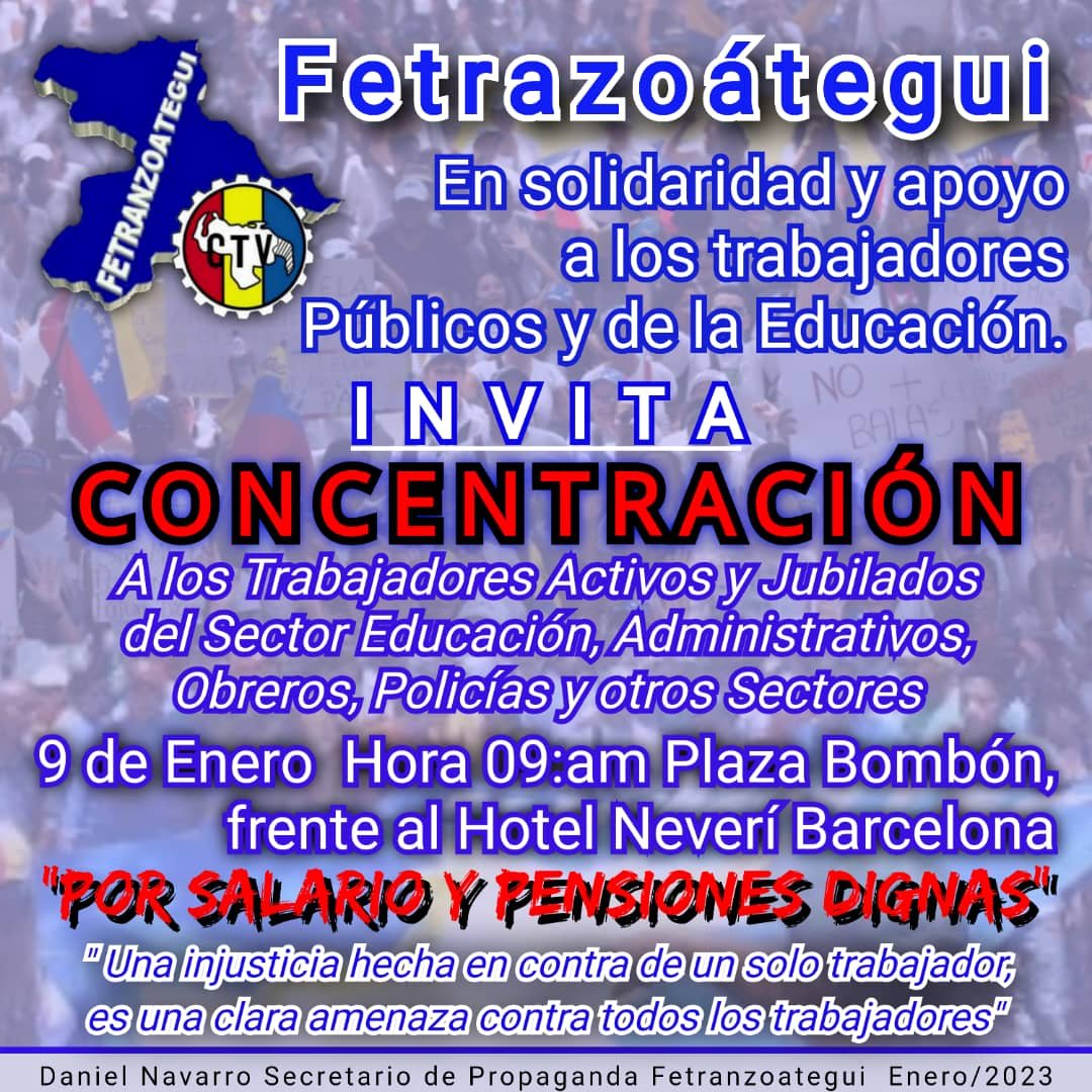 GremioDocente's tweet photo. EL #ZULIA DE ACTIVA !!! #FETRAZULIA https://t.co/6fLQaFYuMo