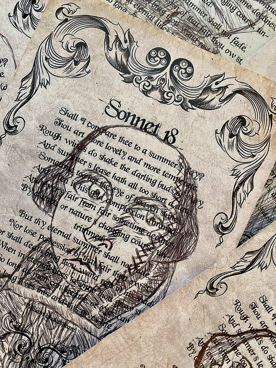 MissBTeaches_'s tweet photo. @MichaelRosenYes @ShakespeareWeek As an RSC school, we always ensure that we take part in Shakespeare week. We all explored โA Midsummer Nightโs Dreamโ last year and it was a magical experience for the children! I also planned some art around Shakespeare too- portraiture โจ https://t.co/qkdPHu94Hp