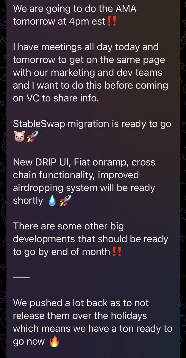 CRonnsen's tweet photo. 🎉🎉🎉🎉@F0r3x_Shark 🎉🎉🎉

2023 here we GOOOOOOO 🎉🚀😊

🚀🚀🚀🚀🚀🚀🚀🚀🚀🚀🚀🚀
🎉🎉🎉🎉🎉🎉🎉🎉🎉🎉🎉🎉🎉🎉🎉🎉🎉🎉🎉🎉🎉🎉🎉🎉🎉🎉🎉🎉🎉🎉🎉🎉🎉🎉🎉🎉

#drip #dripnetwork #AnimalFarm #animalfarmdefi #BSC #BSCGems #NFTs #NFTcollections #crypto https://t.co/sOmvbtaBvW