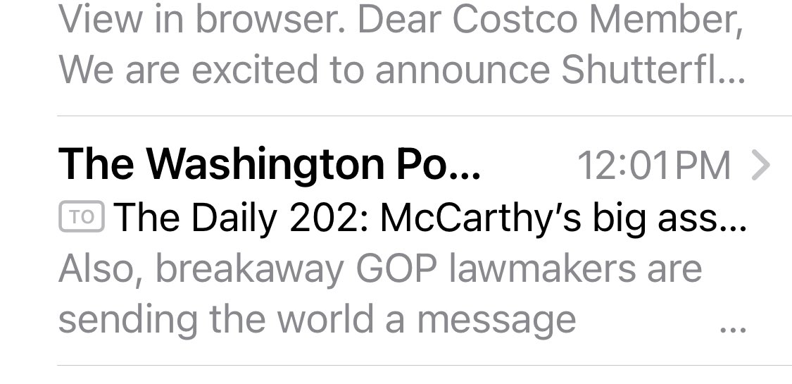 #KevinMcCarthy can't get a break. Look at this headline I just got.