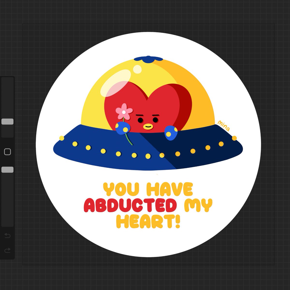 MinaIsLate's tweet photo. Will be giving this one out as freebies for all Jan orders 🥰❤️ The orders will most likely arrive before or just in time for Valentine’s Day so is perfect for the theme UwU https://t.co/waPnSF5prk