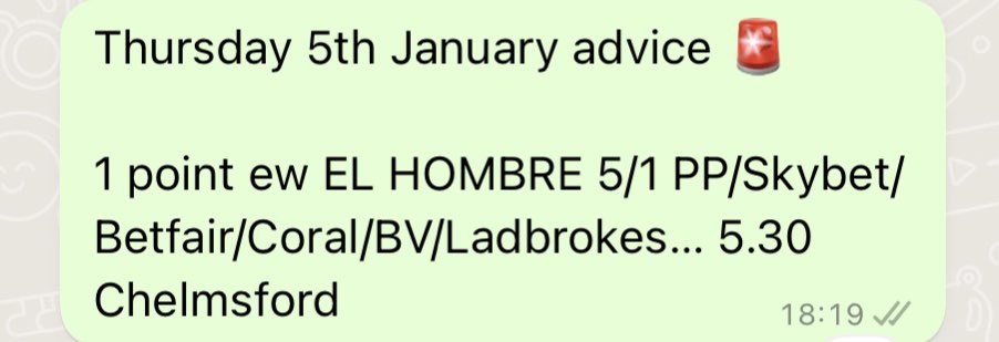TAKracingadvice's tweet photo. KABOOOOOOOOM 💥💥💥

EL HOMBRE wins at 8/1 under a very confident Billy Loughnane ride 💰💰💰 5/1 will be used for P/L but a nice 10.8 on the exchange at BSP 😊 https://t.co/IxzszRch5b