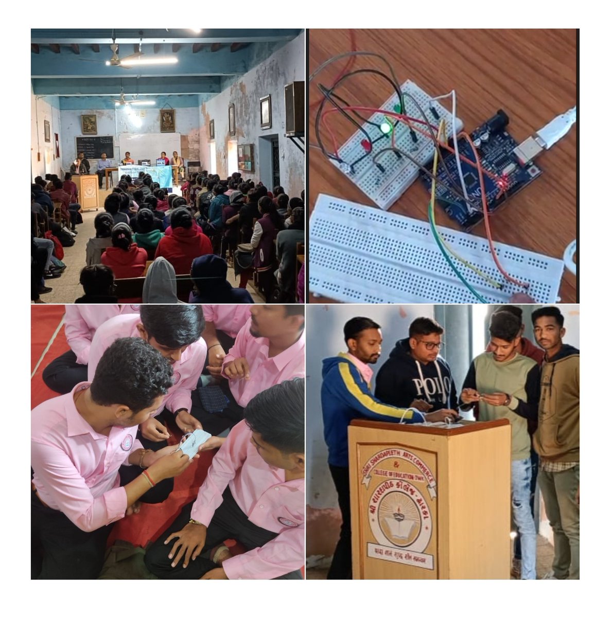 RStembotix's tweet photo. Innovation Club prabodh level training

Day 04 at Dwarka Shree Shardapeeth College with aim to proudly say "I Am An Innovator". #TDSmeter #3Dpen #Microscope #STEMeducation @PMOIndia @CMOGuj @kuberdindor @vnehra @mnagarajan @NarrotamSahoo @InnoClubCHE @STEMbotix https://t.co/ecyIRLOxQW