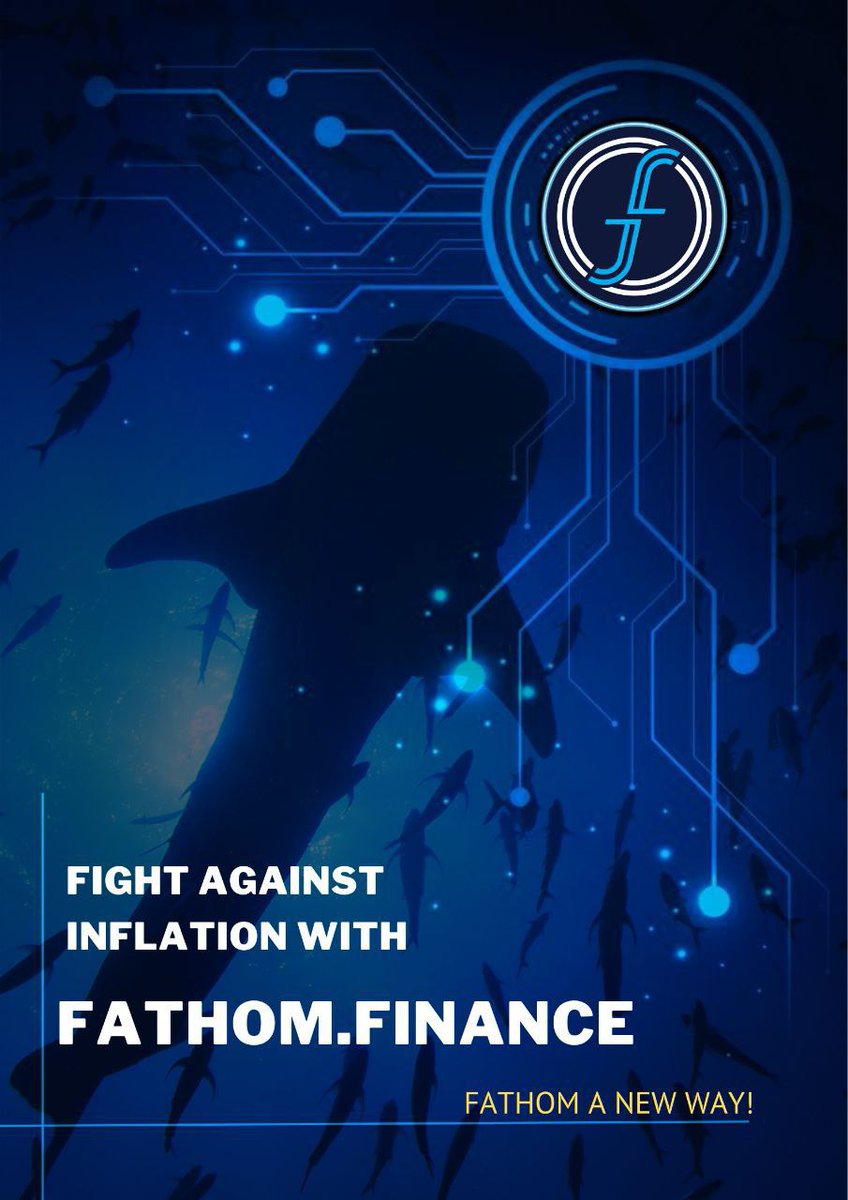 MISADEFA_REAL's tweet photo. Guys do you know that you can fight against inflation with $Fathom?
@FathomFinance
#FATHOM #Fathomfinance #Crypro #DeFi https://t.co/9hMA50V4Qu