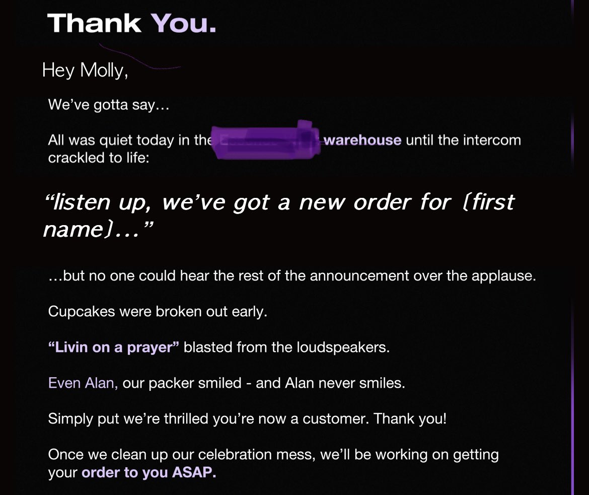 moll_jones's tweet photo. Not sure what’s more cringe here - the ‘aren’t we cute?’ copy or the ‘first name field’ fail… #BadEmail https://t.co/vmNfZ020Am