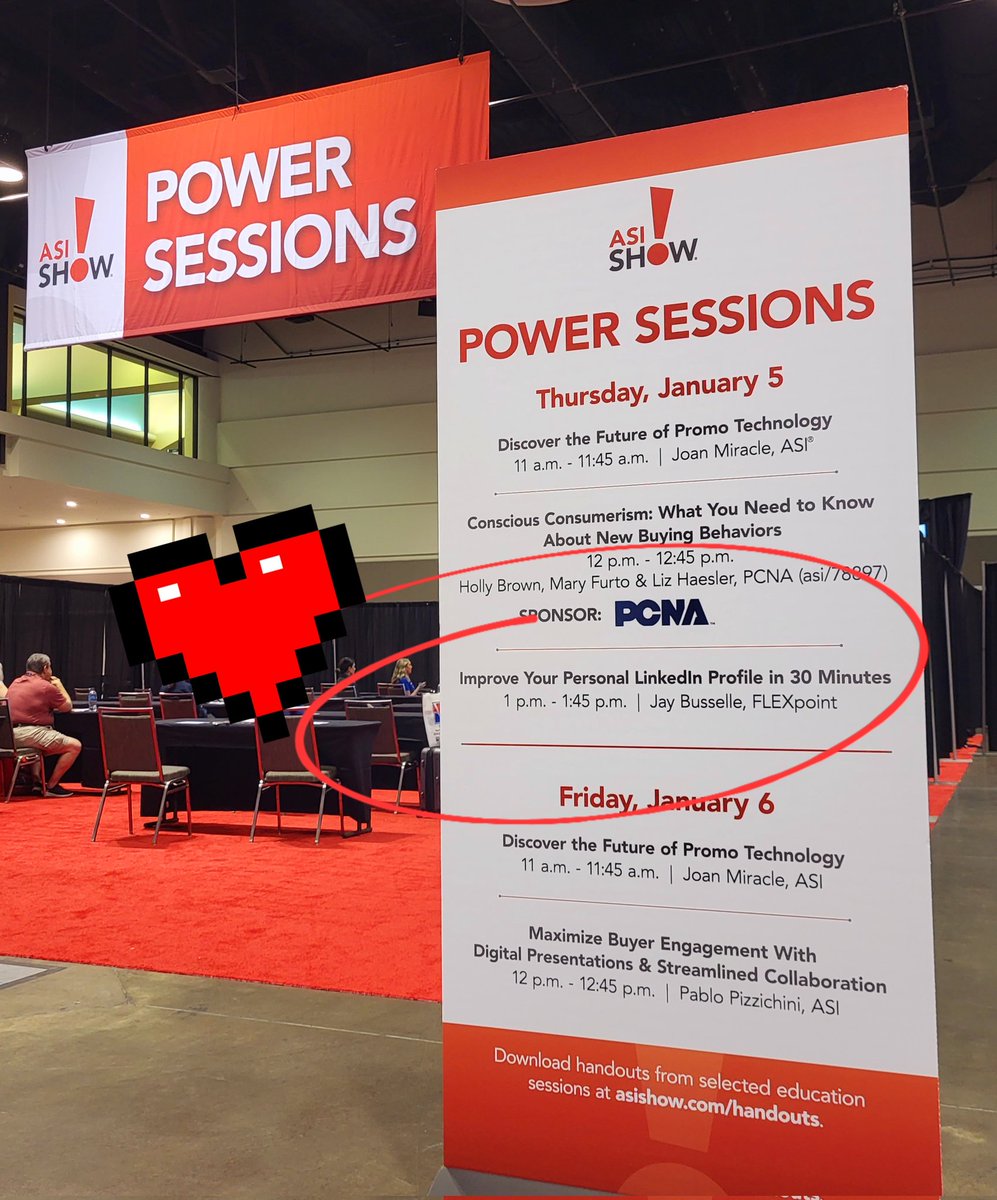 It's about to happen! BACK in Orlando for the #ASIShow

Can you feel the power? I'm jacked up excited to help tune up you personal LinkedIn profile!!

LET'S GO!
#LinkedIn #promo #brandedmerch #training #PowerSessions