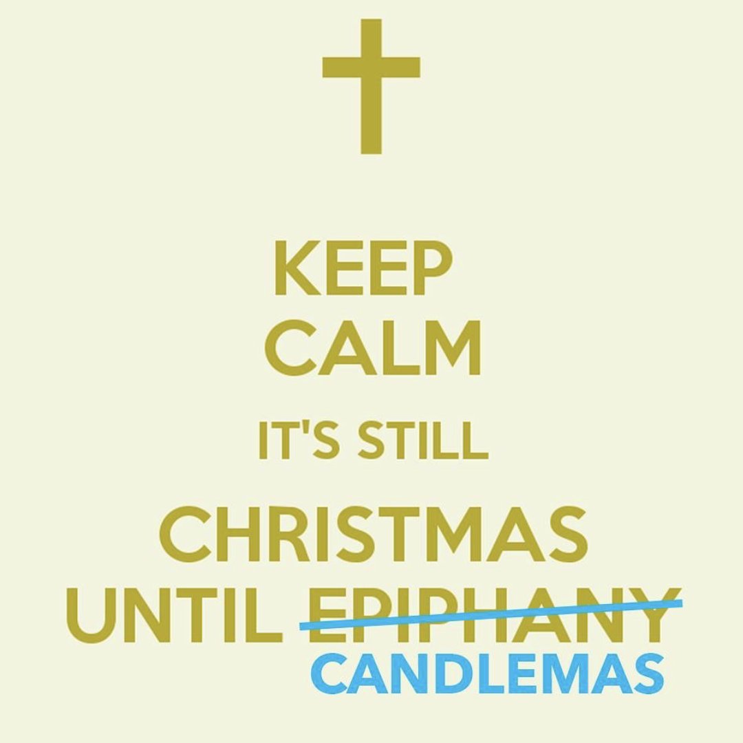 #justsaying #twelfthnight #keepyourdecorationsup #deckthehalls #trimmings #epiphany #candlemas #keepthefaith