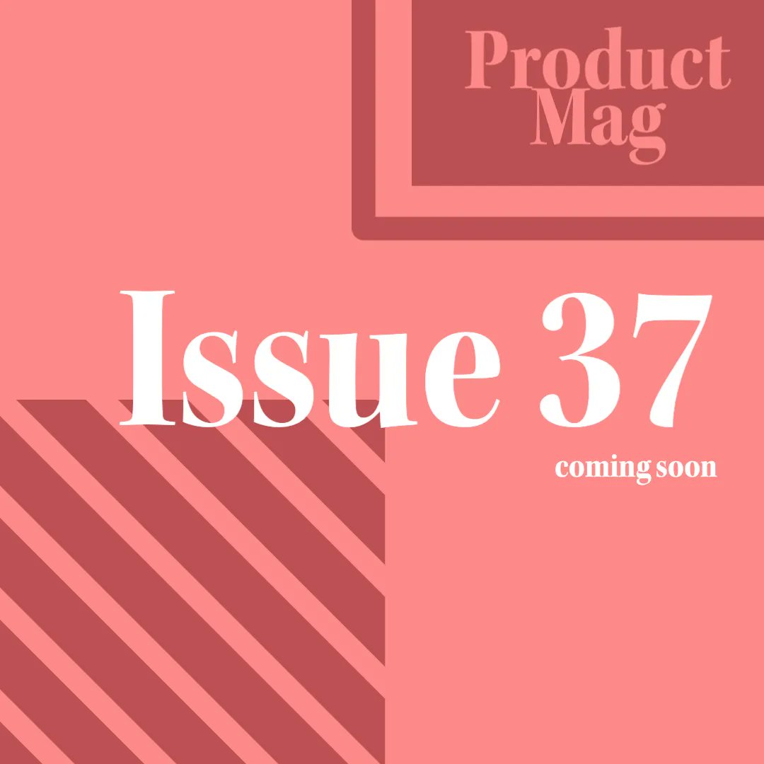 USM_Product's tweet photo. We are thrilled to read your work and can't wait for the next issue of Product Magazine! Issue 37 will be released by the end of the month! We're so glad to be kicking off the New Year with you!
#USMProduct #ProductMagazine #NewIssue #comingsoon https://t.co/JzjOMx49fV