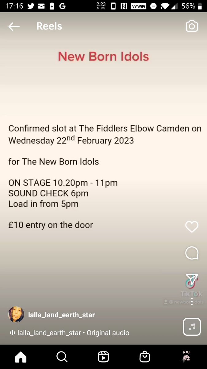 Shhh...we have a soft launch of our EP and other songs @fiddlers_btn in London, England on February 22nd...more info nearer the time