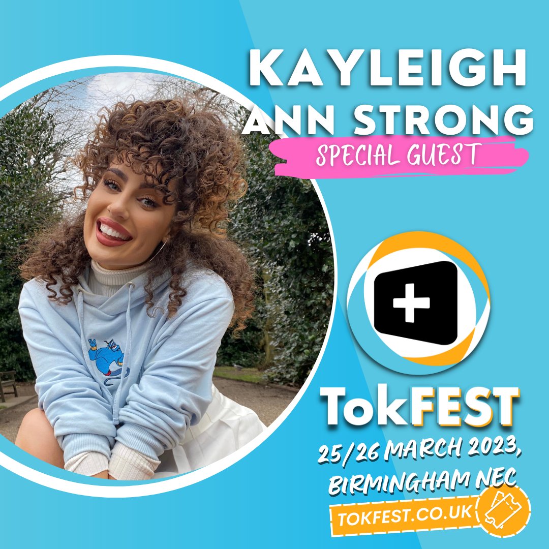 More TokFEST Guests WHEN?! MORE TOKFEST GUESTS TOMORROW!!! 😍

Caught up on our last update?! 👀 Megan Bolton, Em Wallbank and Kayleigh Ann Strong are just a few creators coming to TokFEST! 

Don't miss out!! Get your tickets now @ tokfest.co.uk 🔥