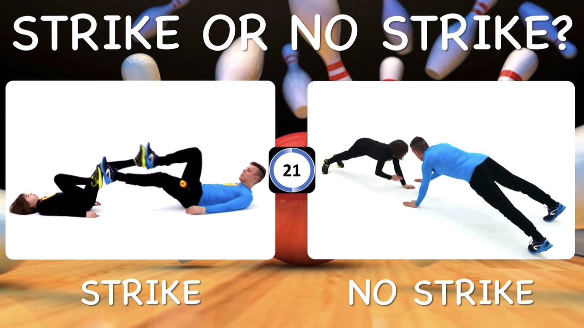 physedreview's tweet photo. Strike Or No Strike? 
Grab a partner and get warmed up before hitting the alley!
#physed #bowling https://t.co/ZuRexIIJB5