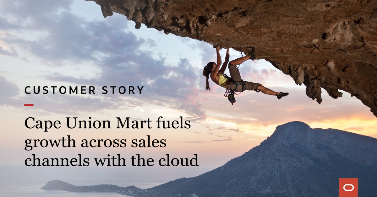 Oracle Retail (@oracleretail) on Twitter photo We are thrilled to continue our work alongside <a href="/capeunionmart/">capeunionmart</a>, who adopted our platform for modern #retail. Discover how this retailer is fostering customer loyalty, driving operational efficiency, and transforming its #CX with the #cloud. social.ora.cl/60133RBmx We are thrilled to continue our work alongside <a href="/capeunionmart/">capeunionmart</a>, who adopted our platform for modern #retail. Discover how this retailer is fostering customer loyalty, driving operational efficiency, and transforming its #CX with the #cloud. social.ora.cl/60133RBmx