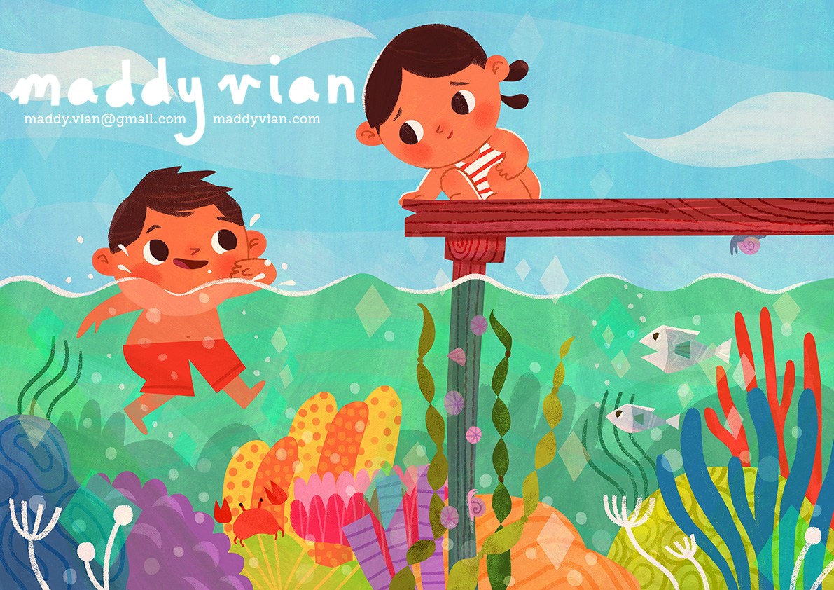 Maddyology's tweet photo. I'm finally around to take part in #KidLitArtPostcard !

I'm represented by @UA_Books for children's books and love bright colours and warm characters.

Would love to fill my 2023 with exciting projects!

maddy.vian@gmail.com https://t.co/MgKxNWA9xE