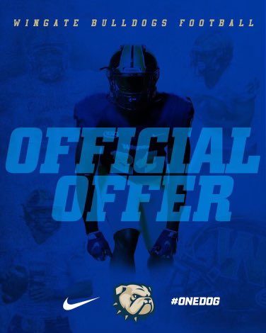 Blessed to receive an offer from Wingate University! @Reich_WingateFB @Coach_Long51 @CoachFishOHS @coachemupT @CoachDarenHart