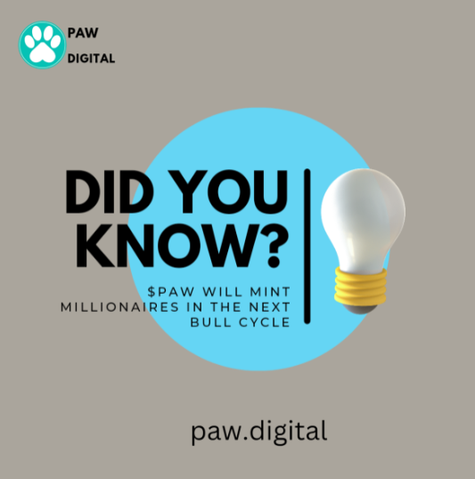 Cryptostark32's tweet photo. @MMCrypto Good morning friend, remember the best option is #Paw https://t.co/dAbzvymek4