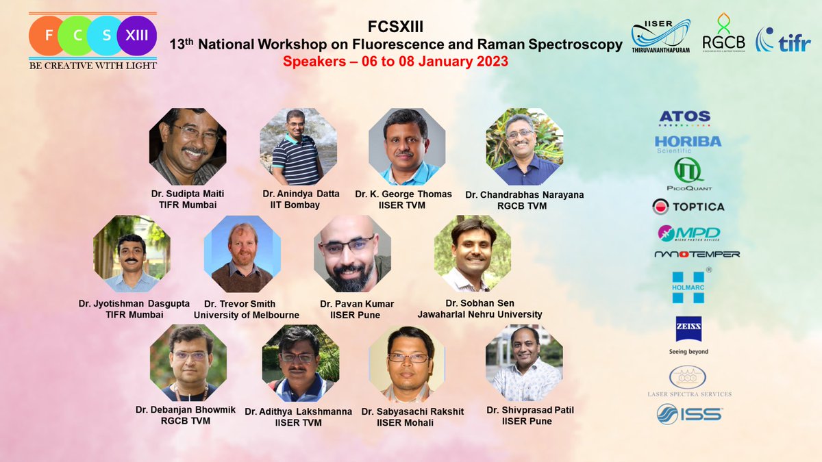FcsxiiiWorkshop's tweet photo. Days 1 - 3 will feature theory sessions and hands-on sessions that will provide a unique opportunity to learn some of the most sophisticated techniques directly from the world’s experts.
@tvmiiser @RGCB_Trivandrum @TIFRScience https://t.co/dpCbzgkOF6