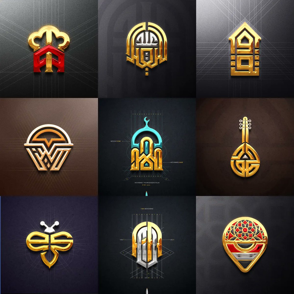 مجموع من افضل اعمالي في الشعارات
 #artvsartist #artvsartist2022
  #logo #art #logodesign #logofolio #logofolio2022