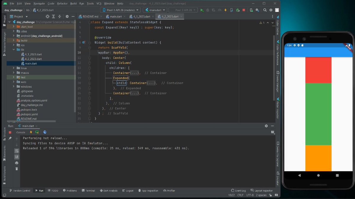 AhmedAlmagico15's tweet image. 5-1-2023

#100DaysOfCode

#100DaysOfFlutter